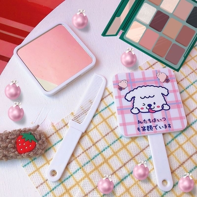 Maquillaje personalizable Compacto para el día a día Mini Pocket Square Vanity Cosmetic Mirror