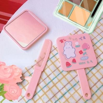 Maquillaje personalizable Compacto para el día a día Mini Pocket Square Vanity Cosmetic Mirror