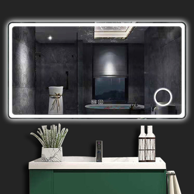 Moderno Led Desembarazador de pared Baño Baño Iluminado Decoración Pequeño espejo Para iluminación
