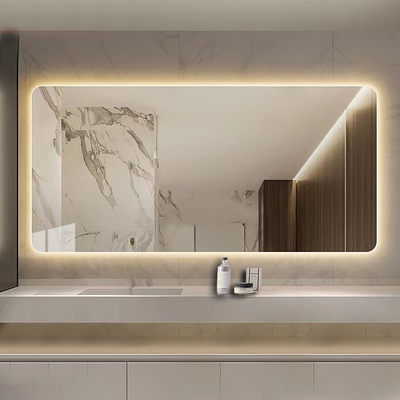 Moderno Led Desembarazador de pared Baño Baño Iluminado Decoración Pequeño espejo Para iluminación