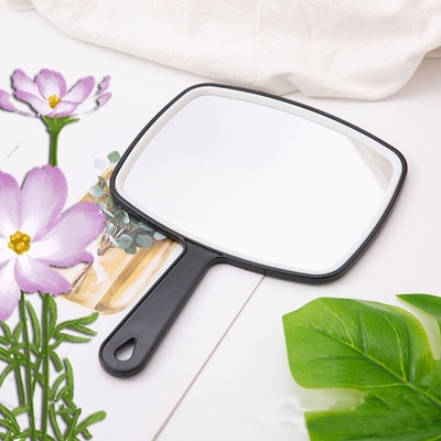 Maquillaje de moda mini vanidad vestidor maquillaje cuadrado pequeño espejo pequeño espejo con logotipo