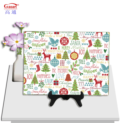 Herramienta de cocina de todas las estaciones tabla de corte de vidrio templado personalizada para verduras y queso