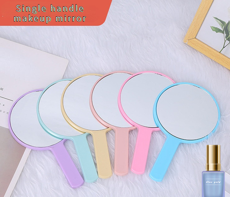 Mesa cosmética de todos los días Mini maquillaje de bolsillo círculo espejo logotipo personalizable y diseño lindo