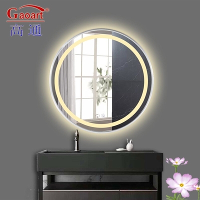Decoración de baño estilo Morden retroiluminado Smart Glass pantalla táctil pared con espejo LED