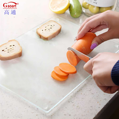 Accesorios de cocina Tabla de corte de queso de vidrio templado de vidrio templado para todas las estaciones