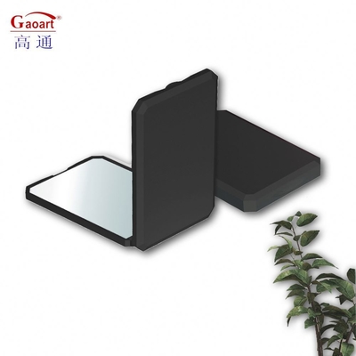 Espejo de vestidor de dama compacto ajustable con luz LED en forma de corazón y diseño personalizado