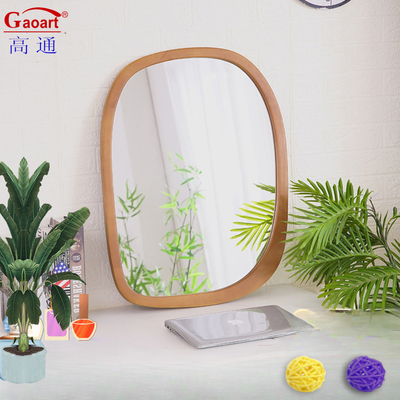 Moderno Estilo de longitud completa de madera marco Decoración de la pared Espejo con diseño sofisticado