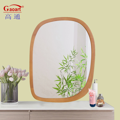 Moderno Estilo de longitud completa de madera marco Decoración de la pared Espejo con diseño sofisticado