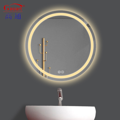 Tamaño personalizado Luz de espejo de baño LED para pared sin marco y pantalla táctil inteligente