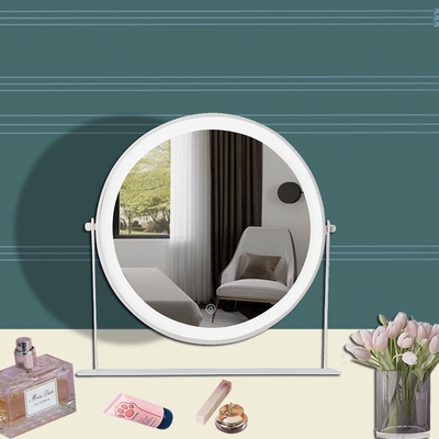 Estilo de diseño de moda conveniente LED Vanity Pocket Cosmetic Mirror con luz