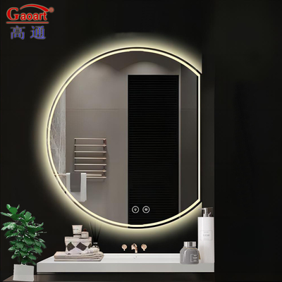 Decoración de baño estilo de diseño moderno Espejo de vanidad LED sin marco con función sin niebla