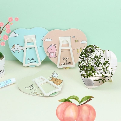 Aplique maquillaje de manera eficiente en cualquier lugar con nuestro espejo cosmético de papel revestido de vidrio de plástico
