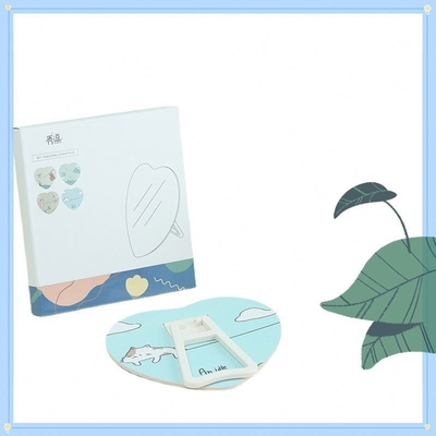 Aplique maquillaje de manera eficiente en cualquier lugar con nuestro espejo cosmético de papel revestido de vidrio de plástico