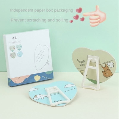 Aplique maquillaje de manera eficiente en cualquier lugar con nuestro espejo cosmético de papel revestido de vidrio de plástico