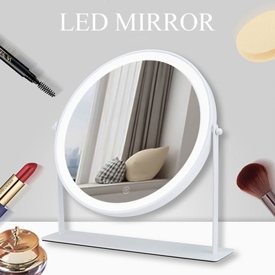 Compacto LED portátil Cosmético espejo de vestimenta para maquillaje embalaje de cartón individual