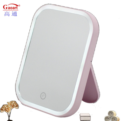 18x13.5cm LED Light Mirror Vanity Make Up Compacto para la decoración de la casa en el diseño moderno