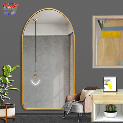 Espejo de gimnasio de tamaño personalizado para decoración de baños de hogares y hoteles de estilo europeo