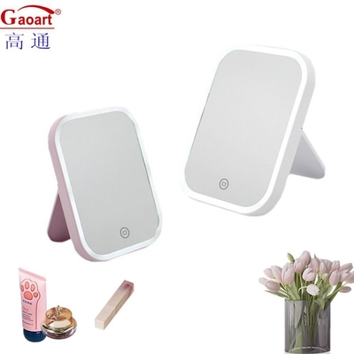 Prepárate en cualquier momento en cualquier lugar con este conveniente espejo de luz cosmética de viaje