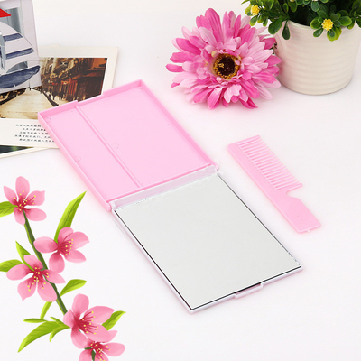 Diseño de moda personalizado Espejo de maquillaje de escritorio cuadrado con flexibilidad de procesamiento