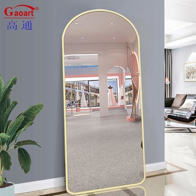 Diseño contemporáneo de cuerpo entero Espejo de pie para baño Vestido de pared Salón de baño