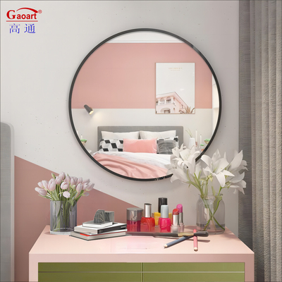 Cuadro de aleación de aluminio espejo de vidrio pared decorativa gran espejo de vestidor para el baño