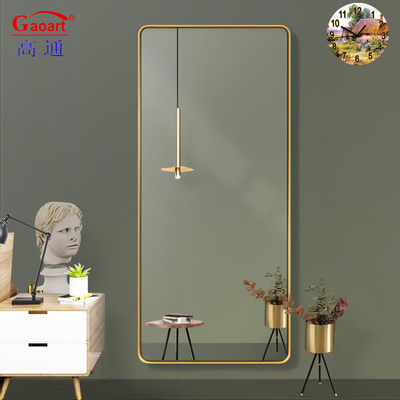 Espejo de longitud completa contemporáneo inquebrantable para decoración de dormitorios y baños de salón