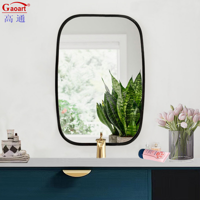 Tamaño personalizado Espejo de vidrio Espejo enmarcado 42.5 X 32.5 X 2.5 pulgadas Dimensiones del paquete
