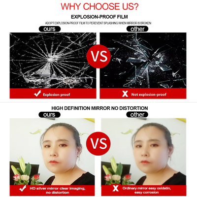 Espejo de maquillaje de Hollywood personalizable con luz Espejo de vanidad ajustable