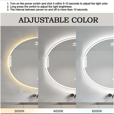 Actualice la iluminación de su baño con espejo LED y tecnología avanzada