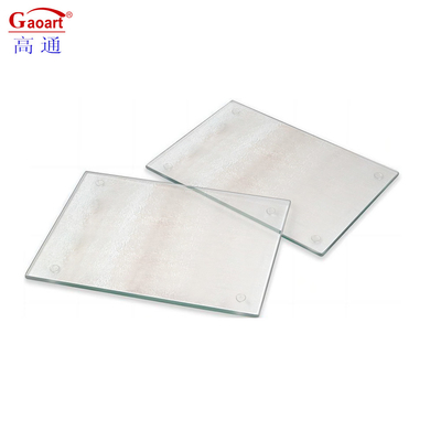 Tabla de corte de vidrio templado con estilo para cocinas y mesas modernas