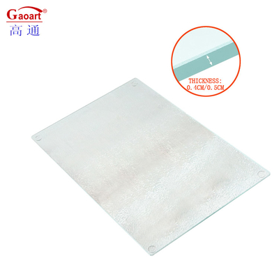 Tabla de corte de vidrio templado resistente a las manchas para un mantenimiento fácil