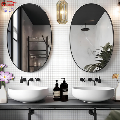 Espejo con marco asequible y elegante para diseño de interiores y decoración del hogar moderno