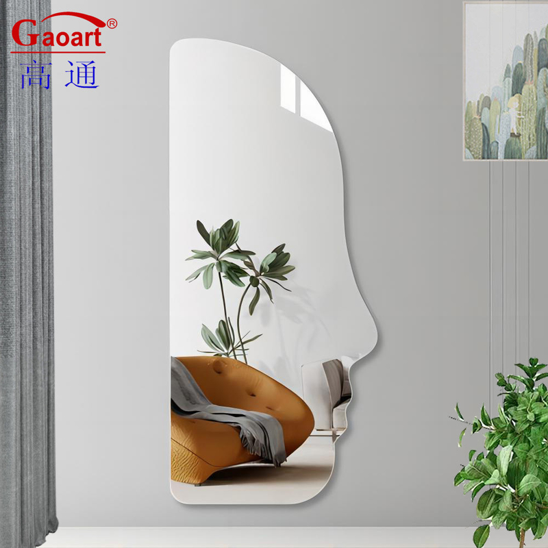 Espejo de pared moderno para el estilo Morden Baño de vidrio completo Maquillaje para el hogar Adesivo decorativo