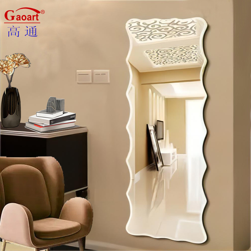 Full Make Up Beauty Mirror Morden estilo pared de vidrio para la decoración moderna del baño en el hogar