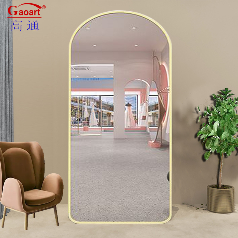 Eleva la decoración de tu sala de estar con un espejo de tamaño personalizado de estilo europeo