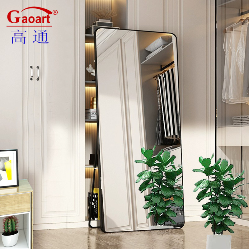 Estilo de diseño contemporáneo Decoración de casa infinita Espejo de vestidor de longitud completa para el salón
