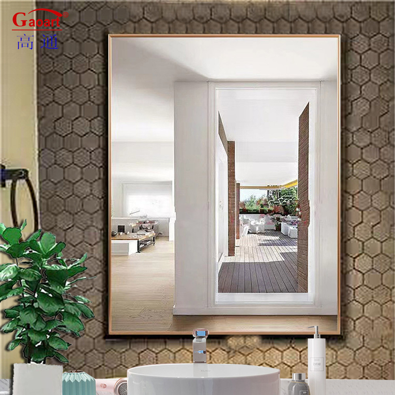 Espejo de pared de longitud completa rectangular para decoración de dormitorio