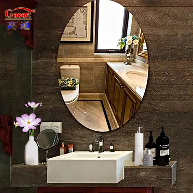 Espejo de decoración para el hogar Espejo de pared moderno en forma de vestido Forma de círculo grande Forma de estrella de belleza 50