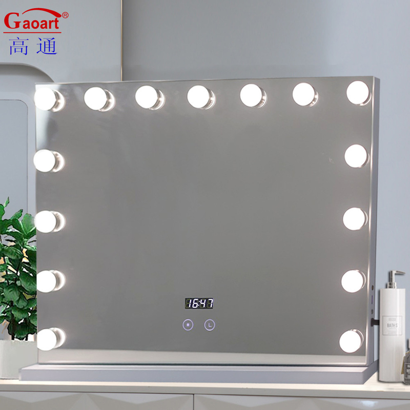Diseño Popular Maquillaje Vanidad Led Personalizado Gran Iluminación Decoración del hogar Con Espejo de bombilla