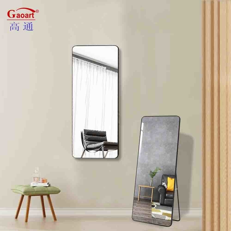 Espejo de vidrio para baño grande Moda Arco de lujo de longitud completa Decoración de dormitorio grande