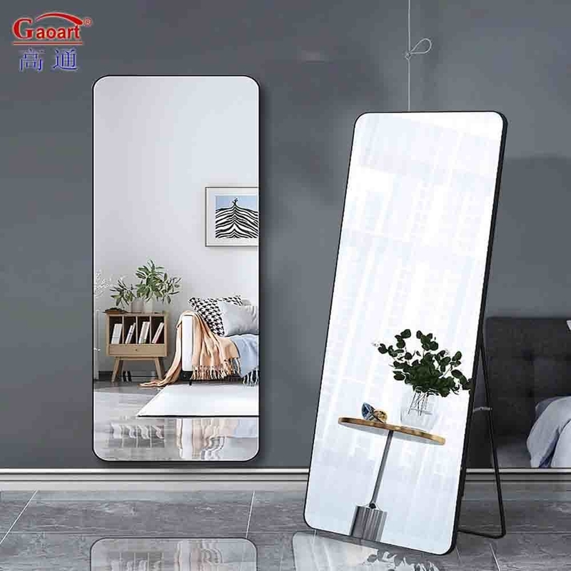 Estilo de diseño contemporáneo de tamaño completo Decoración del hogar Espejo de longitud para ocasiones cotidianas