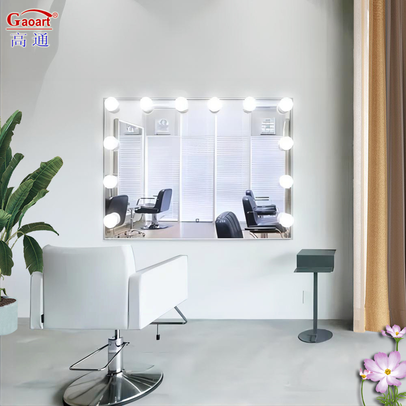 Rectángulo Hollywood maquillaje luz de la vanidad LED maquillaje espejo con luces LED para maquillaje portátil