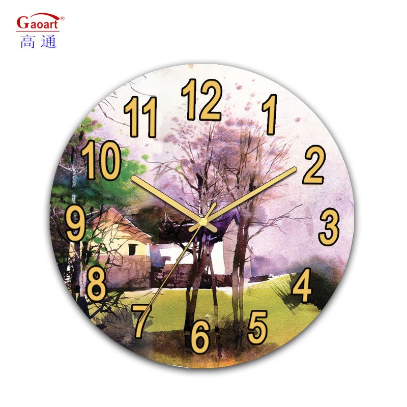 Reloj UV de pared para la sublimación de vidrio de dormitorio en Europa/América/Sudáfrica/Australia
