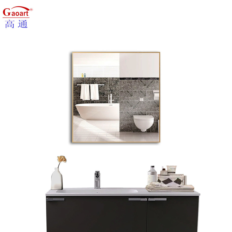 Gran variedad de aluminio negro espejo de suelo para el día a día en la decoración del baño