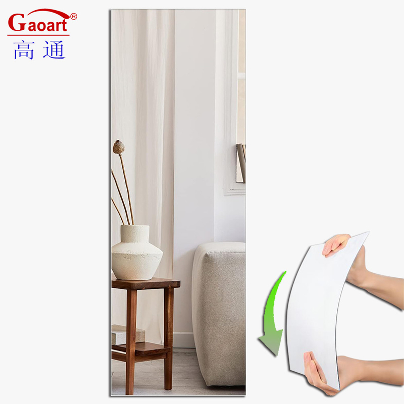 Decoración para el hogar Espejo de vestimenta de acrílico blando de 2 mm para decoración de baño