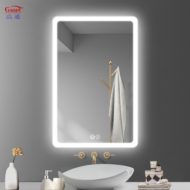 Modern Hello Kitty ducha sin niebla maquillaje inteligente Espejo portátil de pared con espejo de luz led