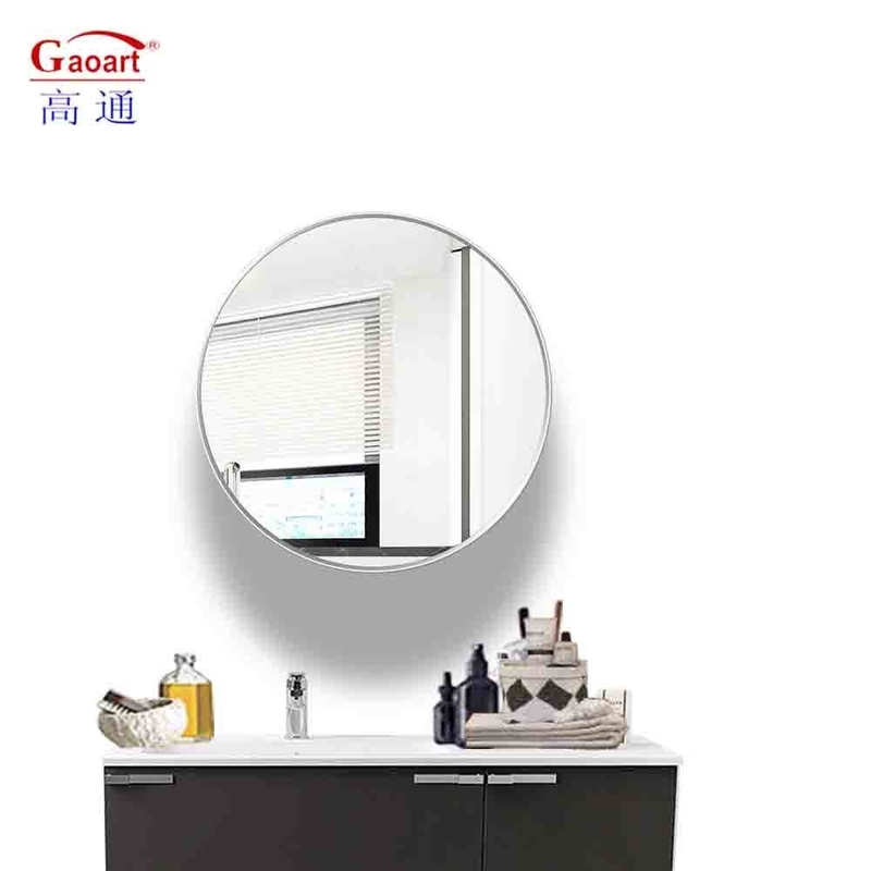 Espejo de pared para diseño de baño Metal enmarcado Decoración grande Decoración de dormitorio negro
