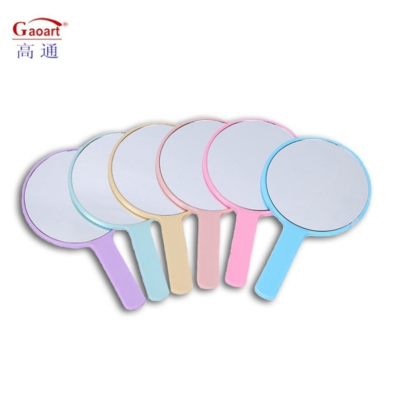 Mesa cosmética de todos los días Mini maquillaje de bolsillo círculo espejo logotipo personalizable y diseño lindo