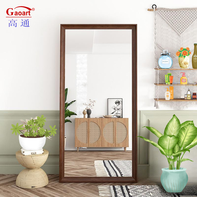 Cuadro de plástico oro antiguo arco de época baño espejo de baño para tamaño personalizado