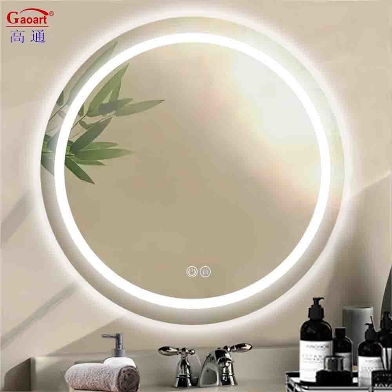 Espejo de baño con conexión táctil Smart Led con función antifog y espejo de vidrio moderno